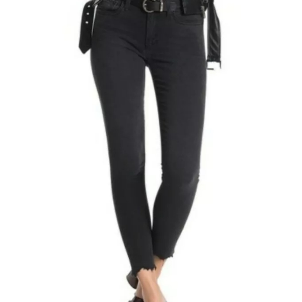 Joe's Jeans Raw Ankle Hem Black 27